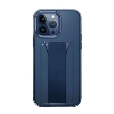Cover Iphone 15 Pro Max Hybrid Heldro Mount With Stand Uniq (Deep Blue)